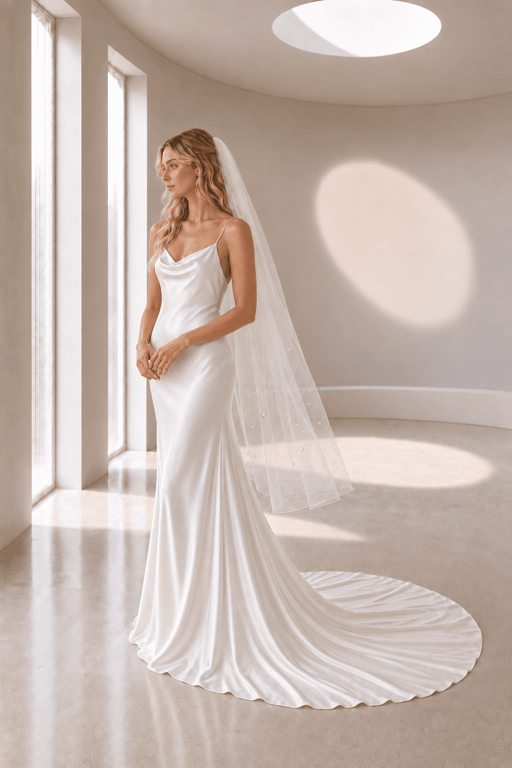 Styled image of the Celestial Luna veil